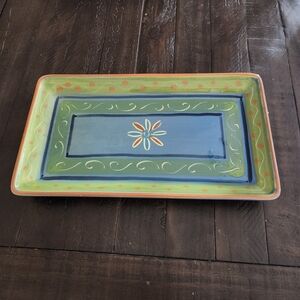 Crate & Barrel Calabria Tray Serving Platter